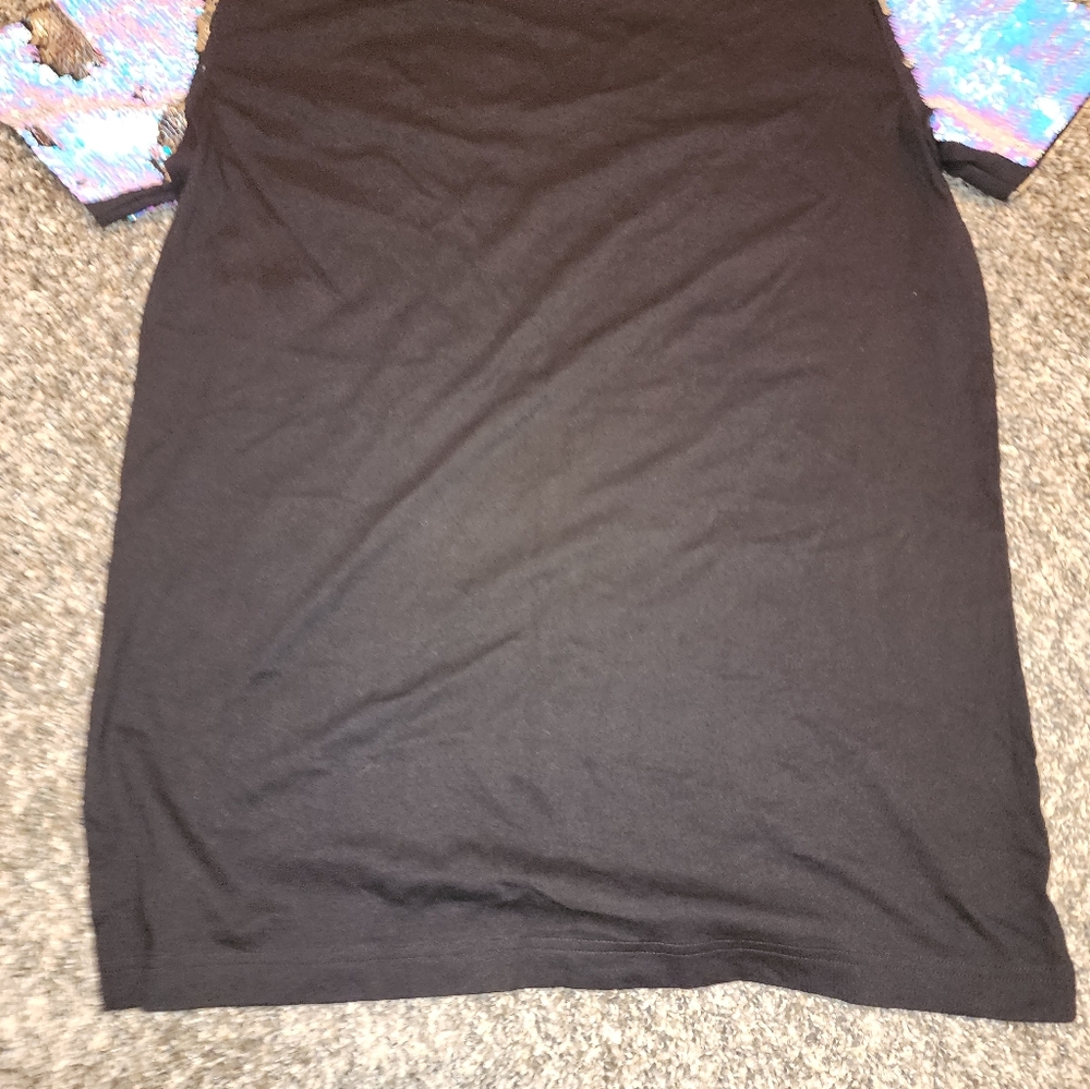 T-shirt dress or long T-shirt.